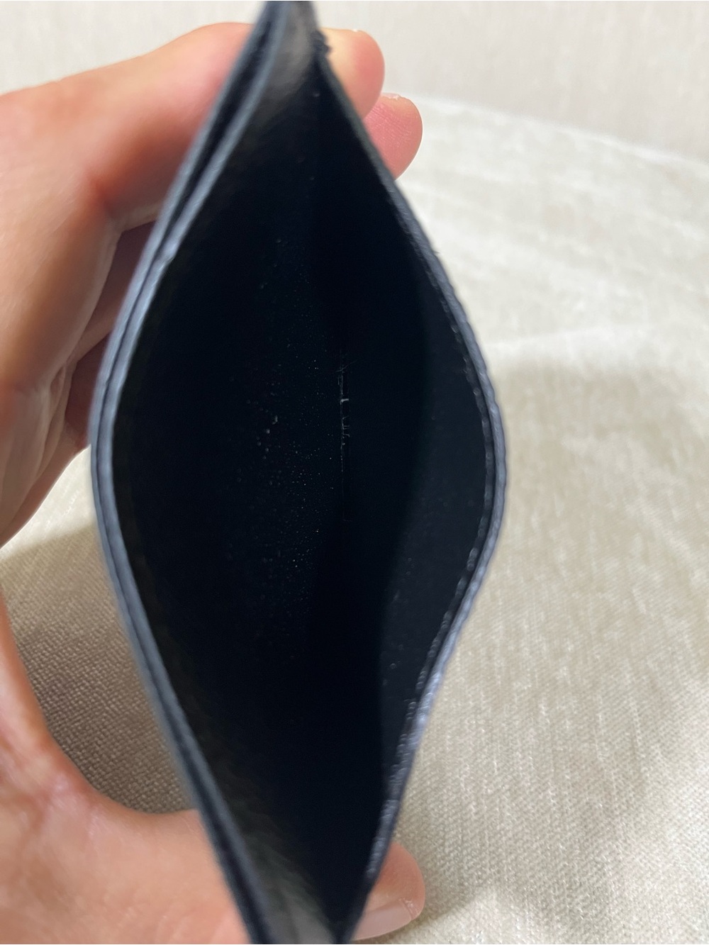 Black Damier Graphite Card Holder - Picture 4 of 4